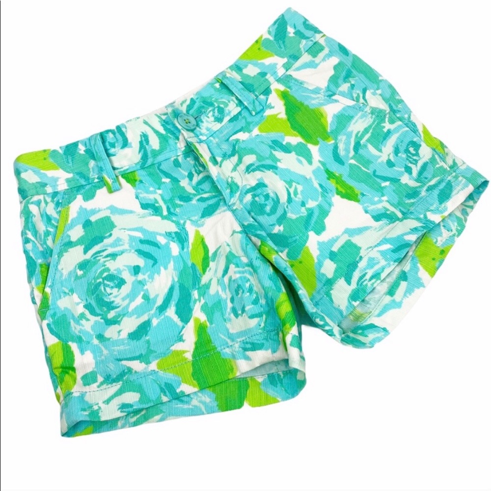 NEW w/ Tags Turquoise LILLY PULITZER Shorts Sz 000